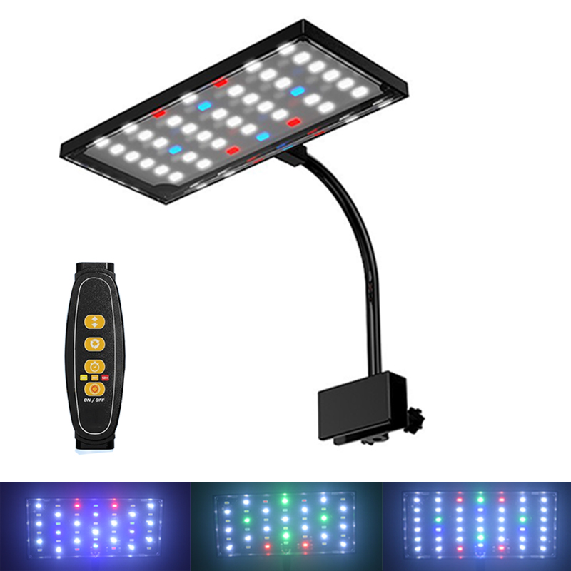 Aquarium Plant Light Spectrum - ไฟ LED สำหรับตู้ปลาแบบ USB แสงเต็มสเปกตรัม สำหรับปลูกพืชน้ำ