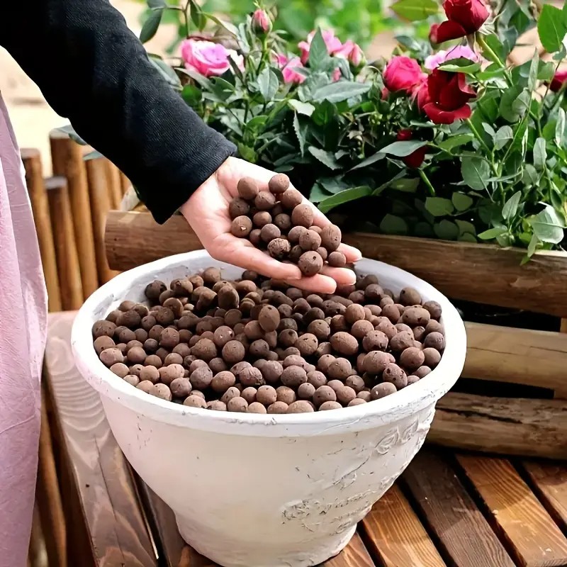 Aquarium Planted - เม็ดดินเผาน้ําหนักเบาและระบายอากาศได้สําหรับการตกแต่งตู้ปลา, การเพาะปลูกพืชน้ํา, อวบน้ําและบอนไซ, เพิ่มการระบายน้ํา