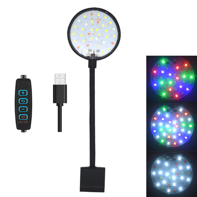 Aquarium Plant Light Spectrum - ไฟ LED สำหรับตู้ปลาแบบ USB ตกแต่งตู้ปลา ไฟสำหรับพืชน้ำ