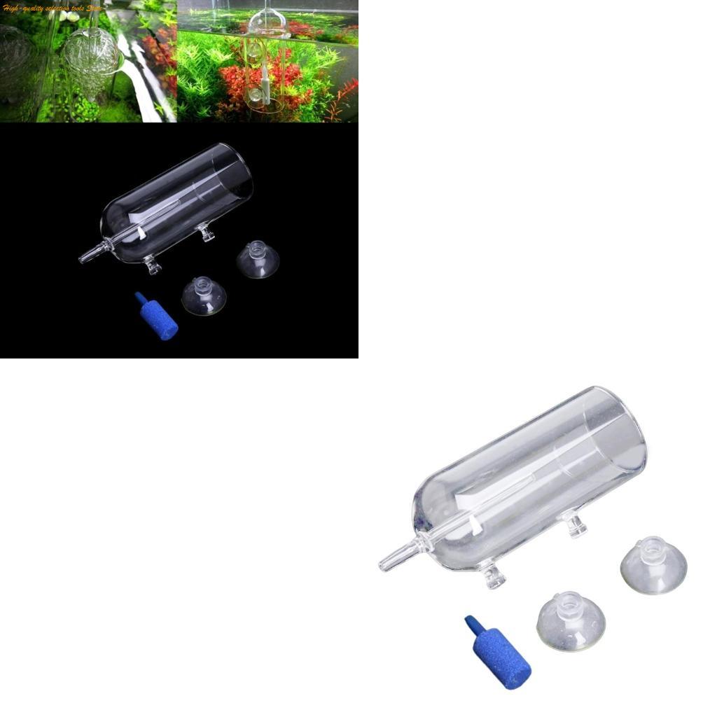 Planted Aquarium Air Stone - 203F พิพิธภัณฑ์สัตว์น้ำ Air Oxygen Bubbler ถ้วยแก้ว