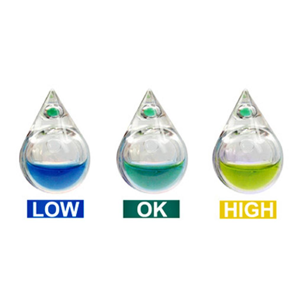 Glass Co2 Drop Checker - เครื่องตรวจสอบ CO2 สำหรับตู้ปลา พร้อมตัวกระจายแสงอะคริลิก ตัววัดระดับน้ำ สำหรับตู้ปลาน้ำจืด