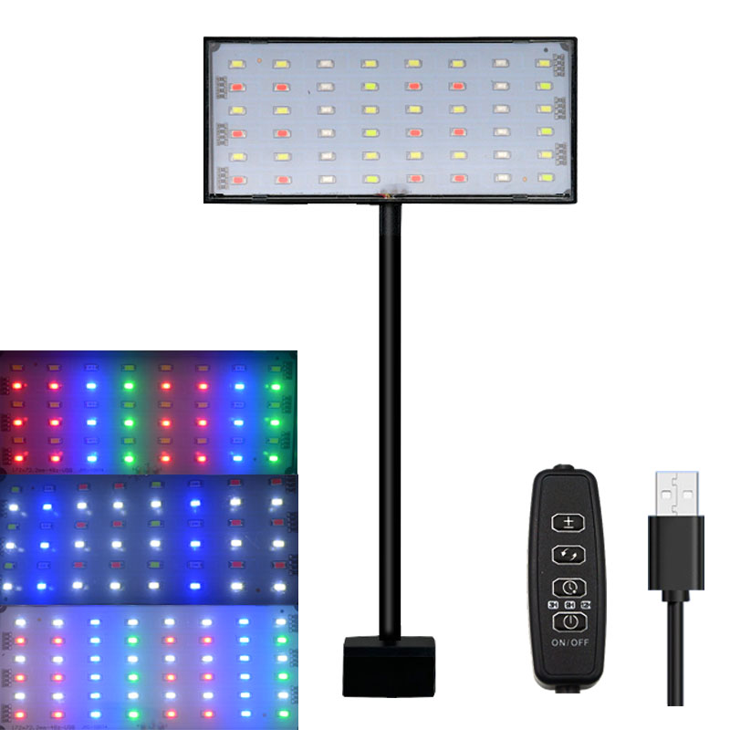 Aquarium Plant Light Spectrum - ไฟ LED สเปกตรัมเต็มสำหรับตู้ปลา พร้อมตั้งเวลาการทำงาน ปรับได้ 3