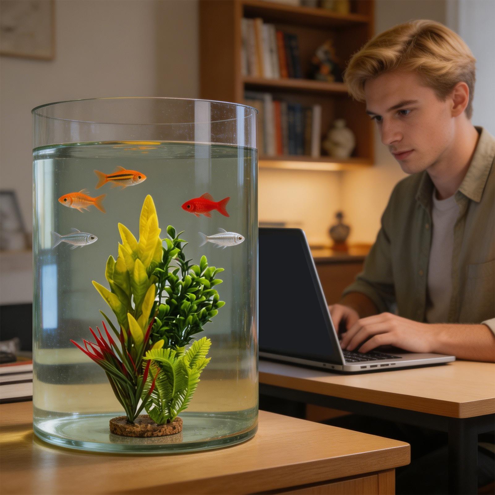 Planted Aquarium For Beginners - ต้นไม้ประดิษฐ์สำหรับตกแต่งตู้ปลา ตกแต่งตู้กุ้ง ตกแต่งตู้ปลาเบต้า สำหรับผู้เลี้ยง ผู้มีงานอดิเรก ผู้เริ่มต้น