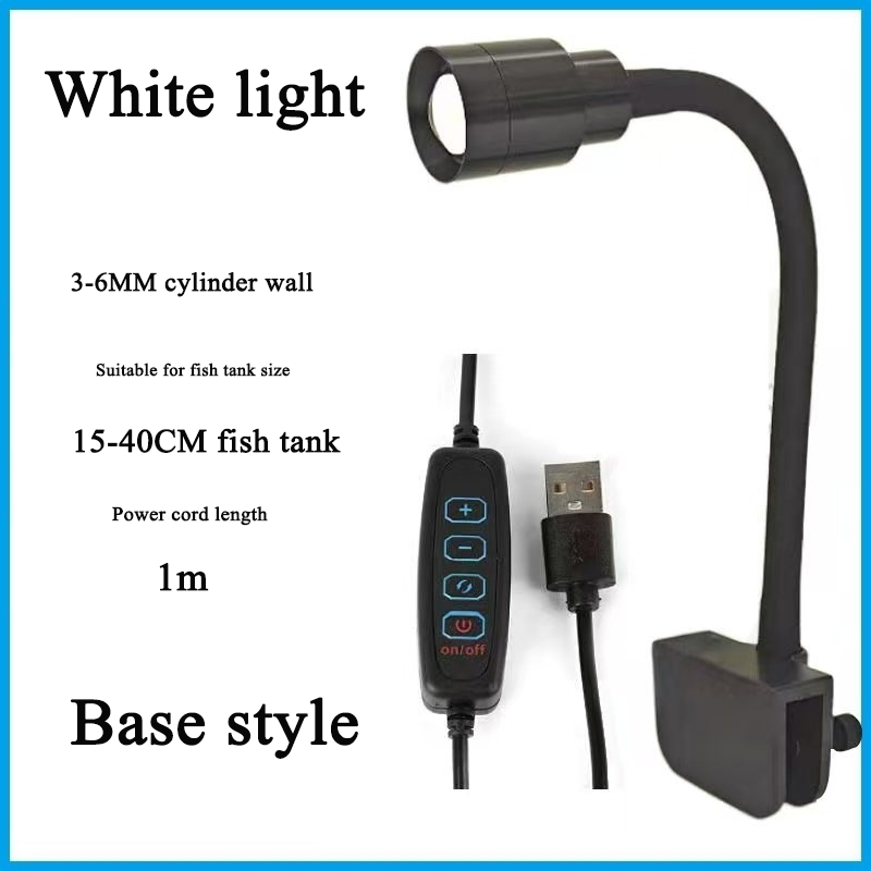 Aquarium Plant Light Spectrum - ไฟตู้ปลาแบบฟูลสเปกตรัม ไฟ LED สำหรับตู้ปลา ปรับซูมได้ ไฟสปอตไลท์สร้างบรรยากาศในตู้ปลาสำหรับพืช