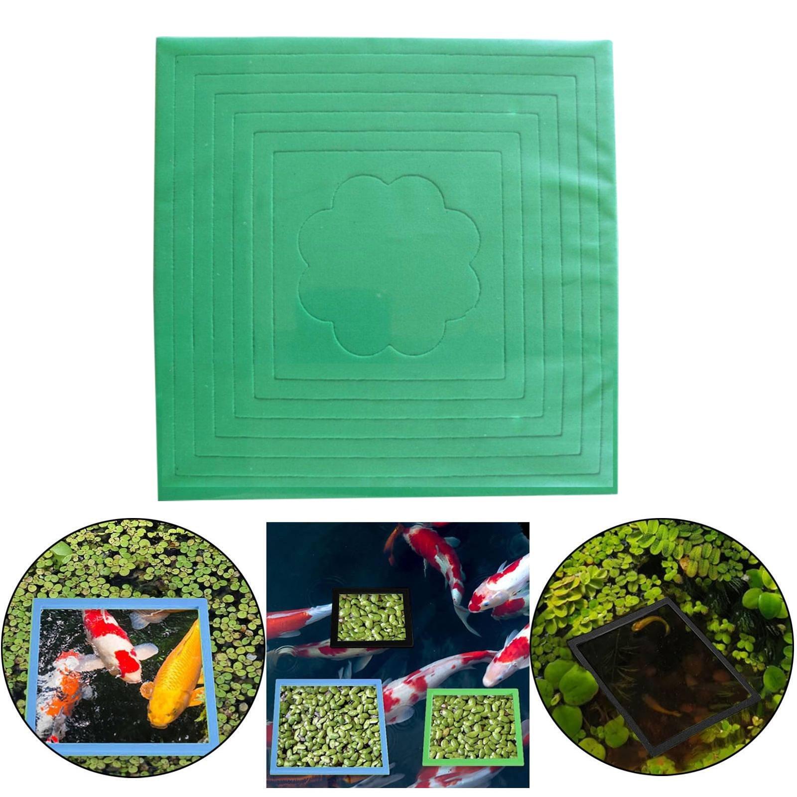 Planted Aquarium Materials - ชุดวงแหวนให้อาหารปลาในตู้ปลา วัสดุ EVA ที่ลอยน้ำได้ สำหรับพืชน้ำและอุปกรณ์ตกแต่งตู้ปลา