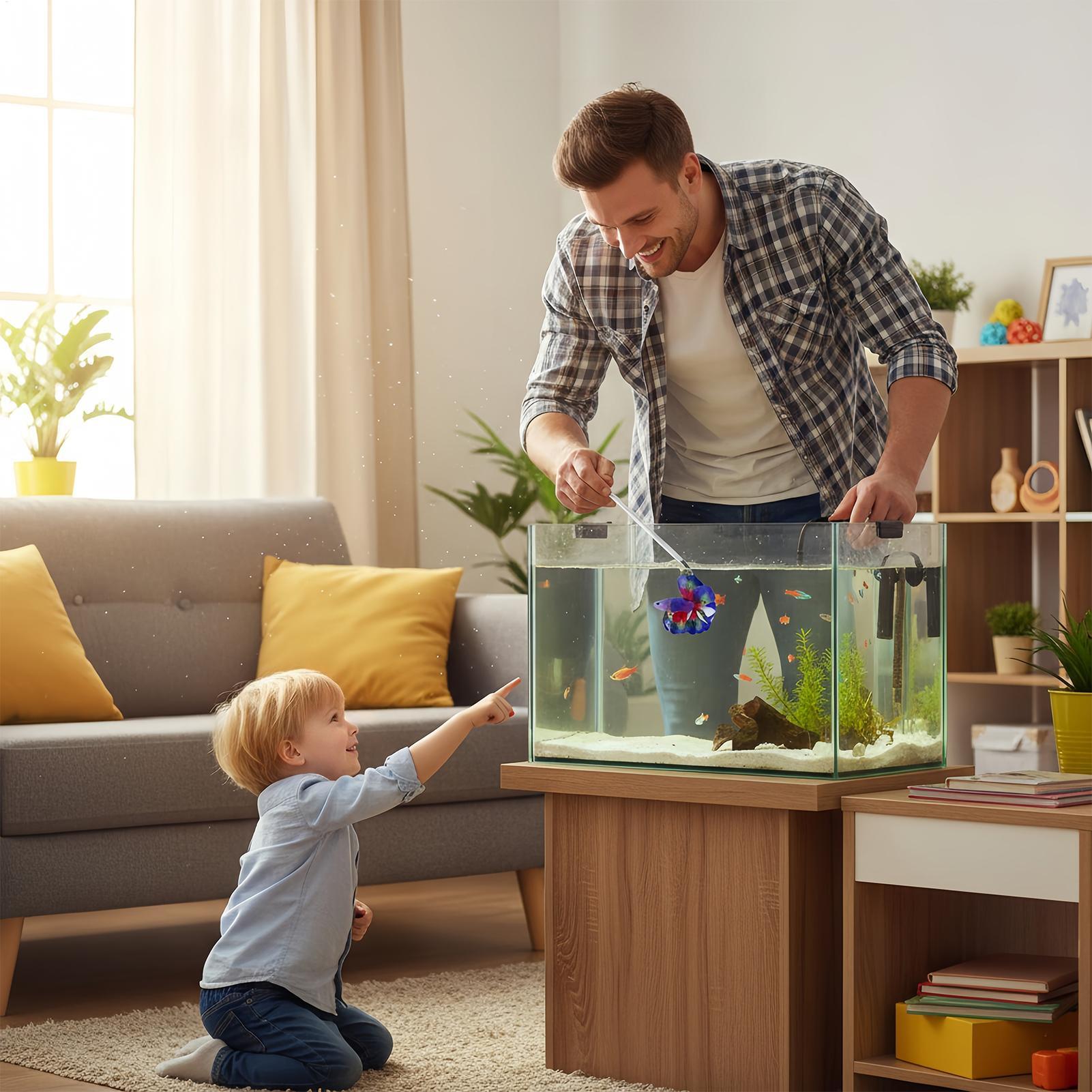 Planted Aquarium For Beginners - ไม้ฝึกปลาเบต้า สำหรับการเลี้ยงปลาเบต้าแบบโต้ตอบ อุปกรณ์เสริมปลาเบต้าอะคริลิกเสมือนจริง สำหรับผู้เริ่มต้นและมืออาชีพในงานเลี้ยงปลาในตู้ปลา