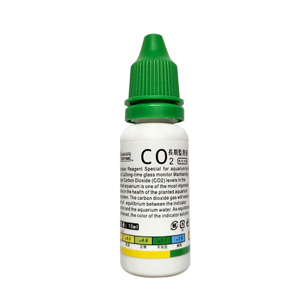 Glass Co2 Drop Checker - เครื่องวัดค่า CO2 สำหรับตู้ปลา พร้อมอุปกรณ์เสริม ตัวตรวจสอบค่า PH