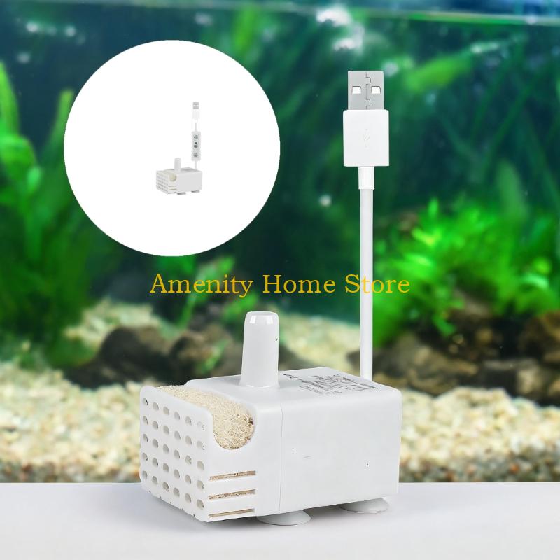 Planted Aquarium Care - F26C ปั๊มน้ำขนาดเล็กในร่มสำหรับรดน้ำต้นไม้และการเคลื่อนย้ายน้ำ ปั๊มน้ำ USB