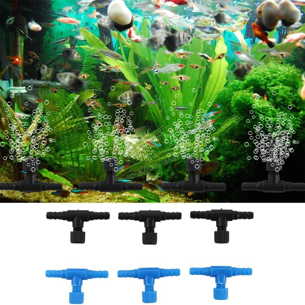 Planted Aquarium Products - 10ชิ้นวาล์วควบคุมการไหลของอากาศในตู้ปลาที่ต่อสายยางควบคุมอากาศสำหรับ4/6มม. ท่อออกซิเจนชิ้นส่วนตู้ปลา