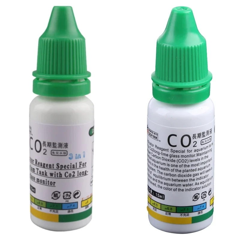 Glass Co2 Drop Checker - กระจกตรวจสอบก๊าซคาร์บอนไดออกไซด์15มล. สำหรับ CO2ในตู้ปลา