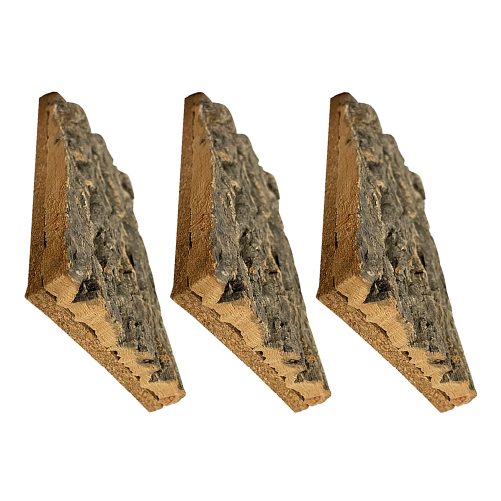 Aquarium Planted Wood - เปลือกไม้คอร์ก 3 ชิ้น สำหรับตกแต่งตู้เลี้ยงสัตว์เลื้อยคลาน ฉากหลังตู้ปลา ทำจากเปลือกไม้จริง