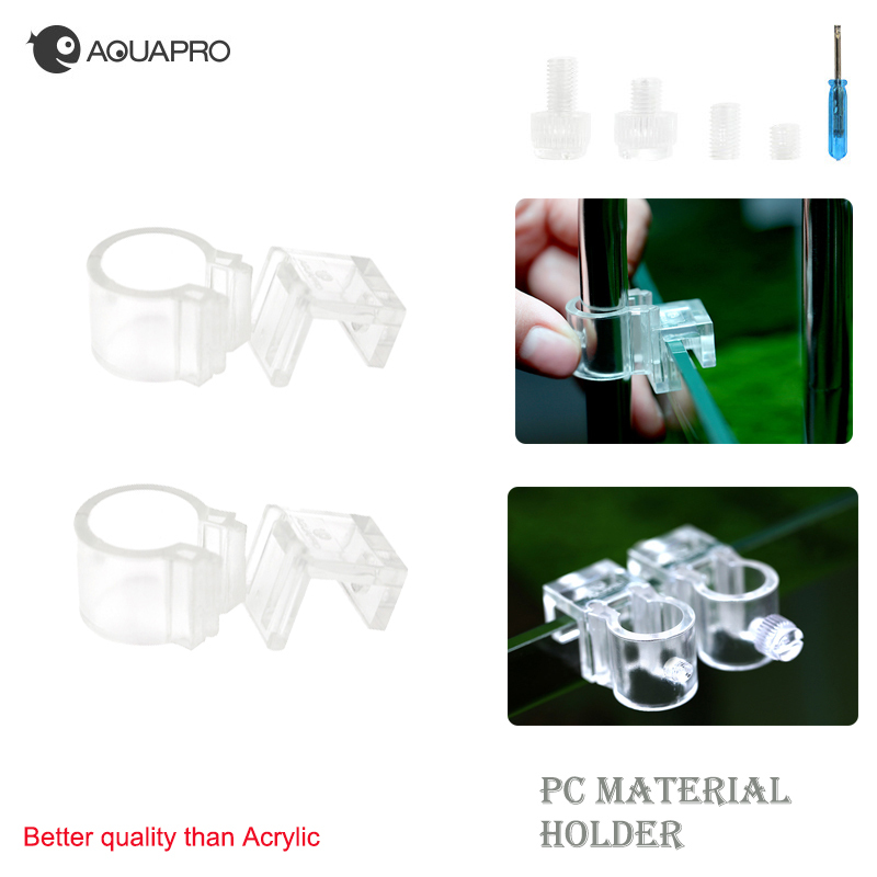 Planted Aquarium Materials - ตัวยึดท่อสำหรับตู้ปลาที่ไหลออกตัวหนีบวัสดุที่กรองช่องปล่อยอุปกรณ์สำหรับแยกตู้ปลาอุปกรณ์สำหรับพืชน้ำจืด