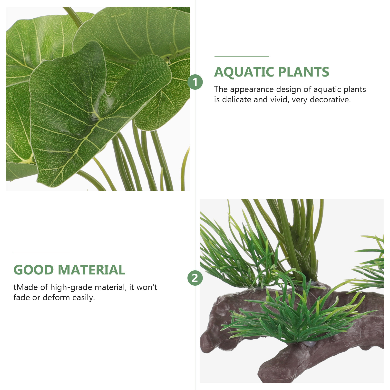 ต้นไม้พลาสติกเสมือนจริงสำหรับต - Planted Aquarium Care บทวิจารณ์และราคา