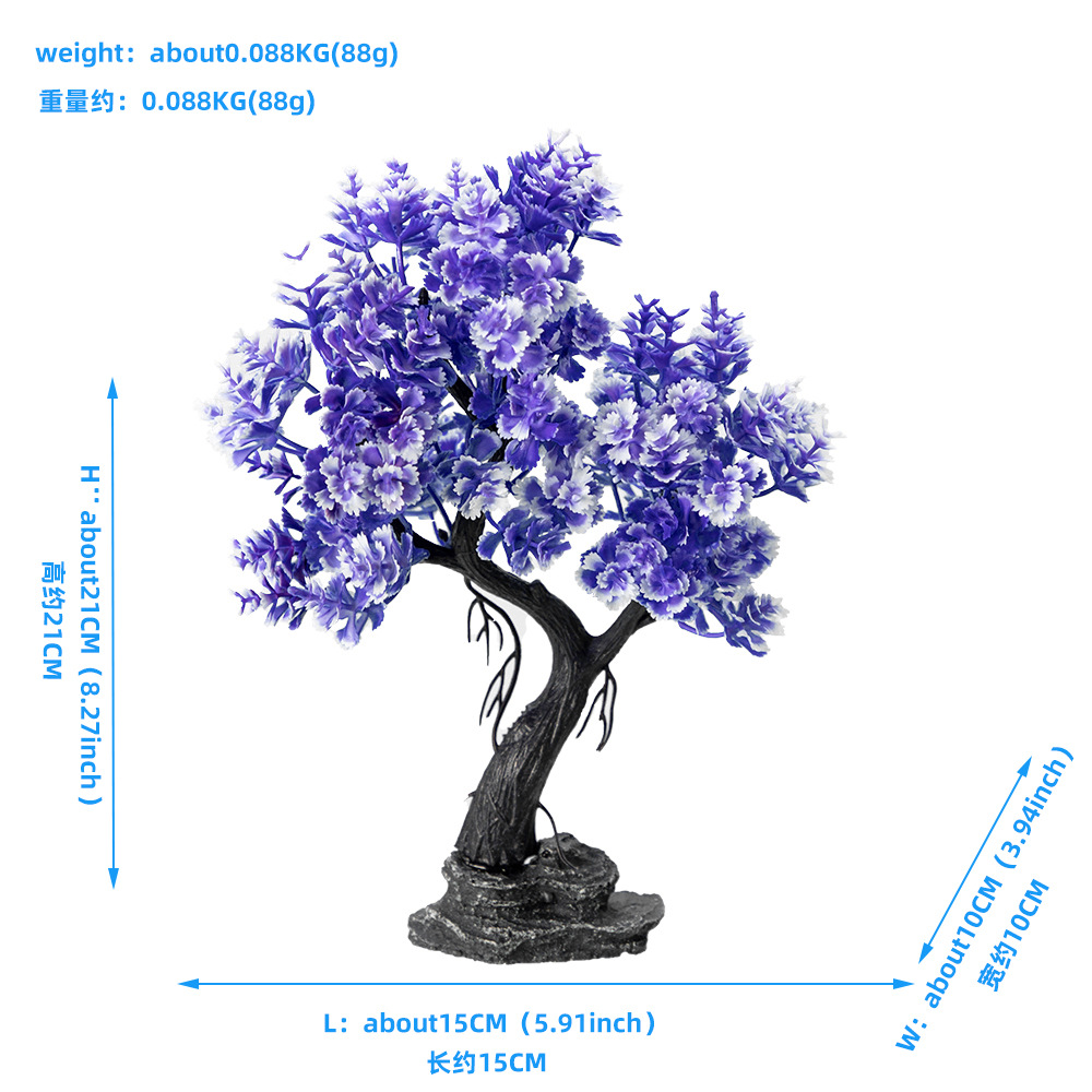 จําลองใหม่ MOSS Tree ตกแต่งถัง - Aquarium Plant Guide บทวิจารณ์และราคา