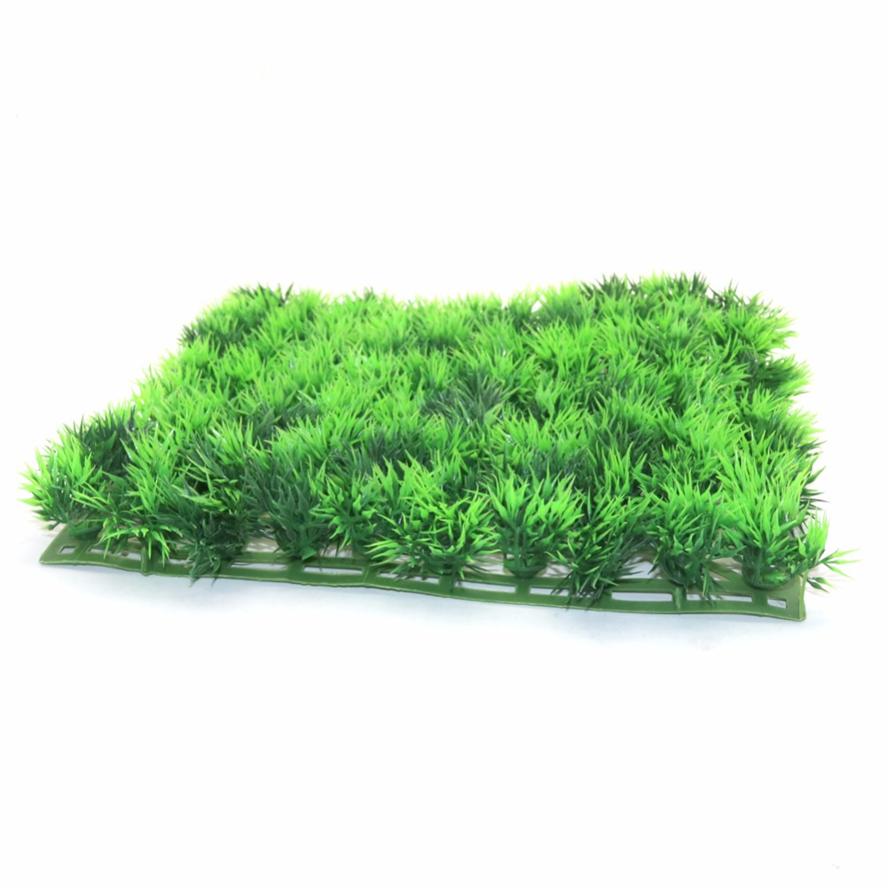 สีเขียวประดิษฐ์หญ้าสนามหญ้าสนา - Planted Aquarium Materials บทวิจารณ์และราคา