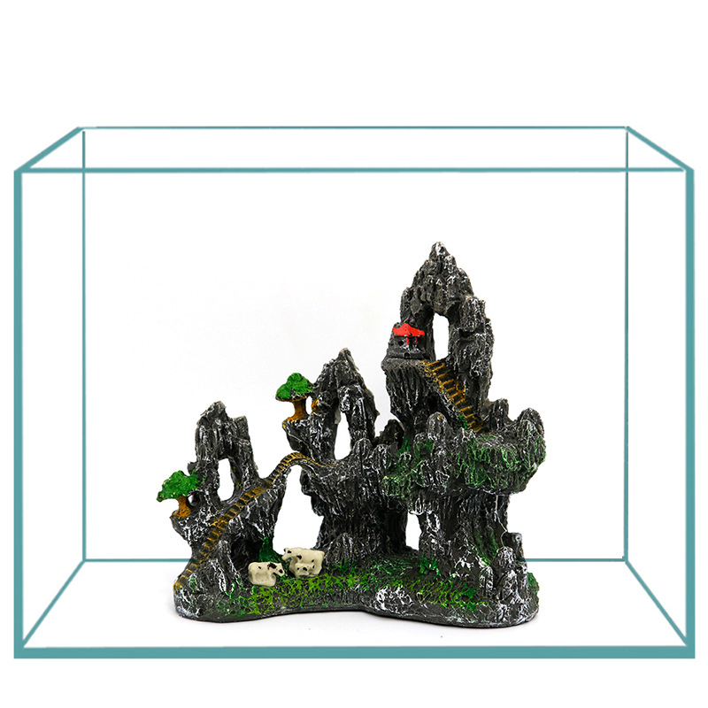 เรซิ่น Aquarium Rockery Mounta - Aquarium Plant Guide บทวิจารณ์และราคา