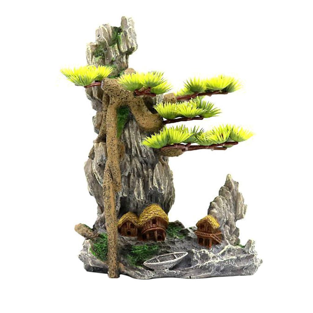 ถ้ำต้นไม้ ถ้ำสัตว์เลื้อยคลาน ถ - Aquarium Planted Wood บทวิจารณ์และราคา