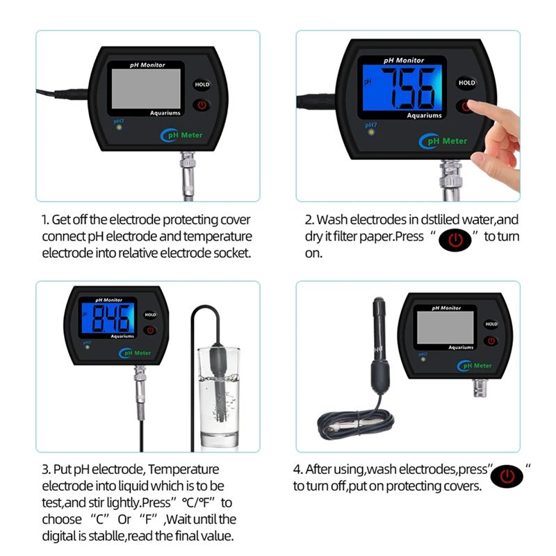 เครื่องวัดค่า pH ออนไลน์รุ่น M - Planted Aquarium Ph บทวิจารณ์และราคา