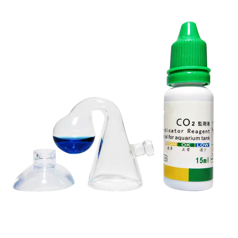Aquarium CO2 ตัวบ่งชี้ DIY ถัง - Glass Co2 Drop Checker บทวิจารณ์และราคา