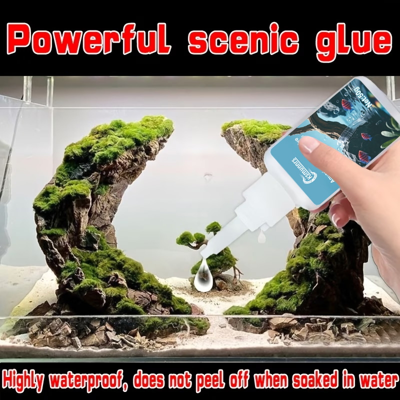 กาวติดตู้ปลา, กาวติดมอสและหญ้า - Aquarium Planted Wood บทวิจารณ์และราคา