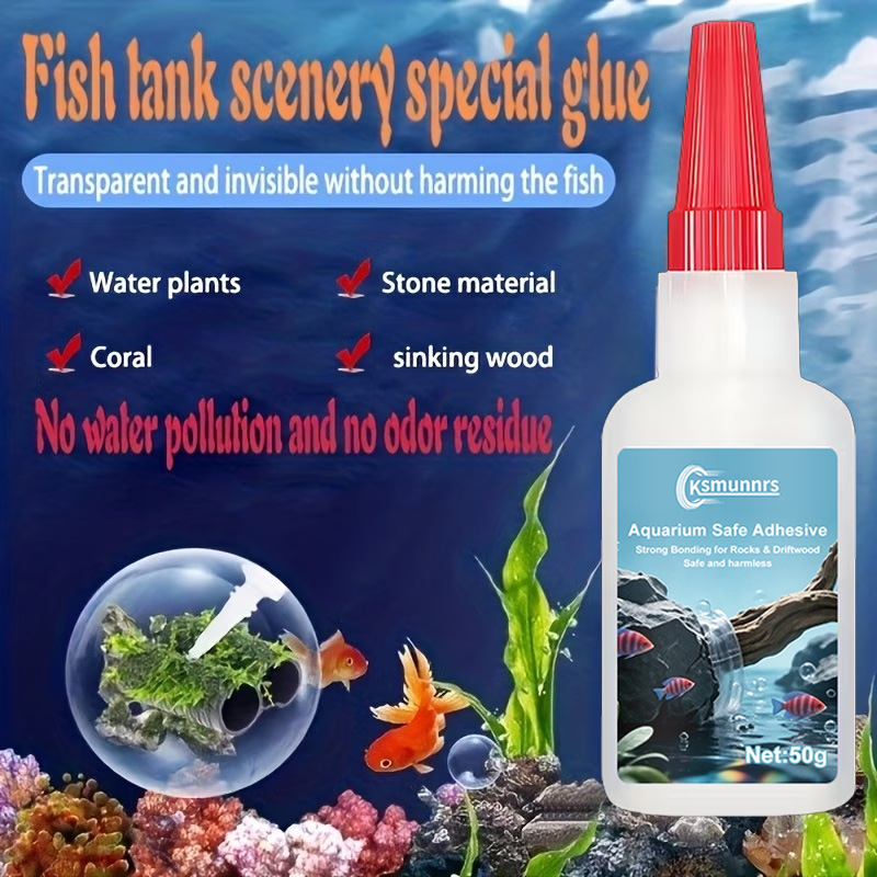 กาวติดตู้ปลา, กาวติดมอสและหญ้า - Aquarium Planted Wood บทวิจารณ์และราคา