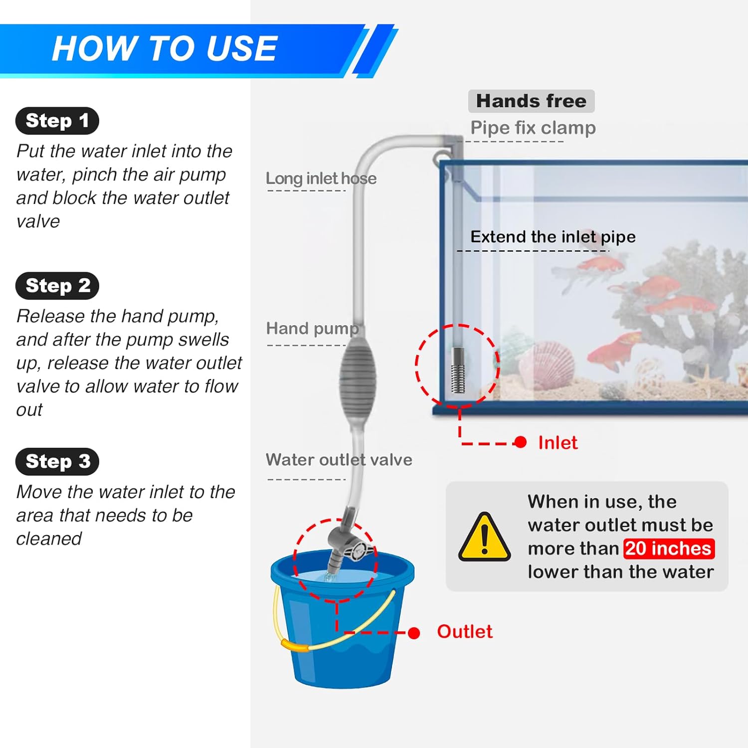ตู้ปลาขนาดใหญ่ Aquarium Siphon - Planted Aquarium Products บทวิจารณ์และราคา