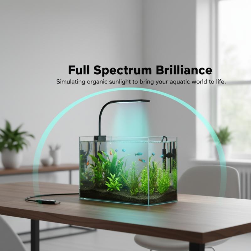 ไฟคลิปหนีบตู้ปลาแบบยืดหยุ่น US - Aquarium Plant Light Spectrum บทวิจารณ์และราคา