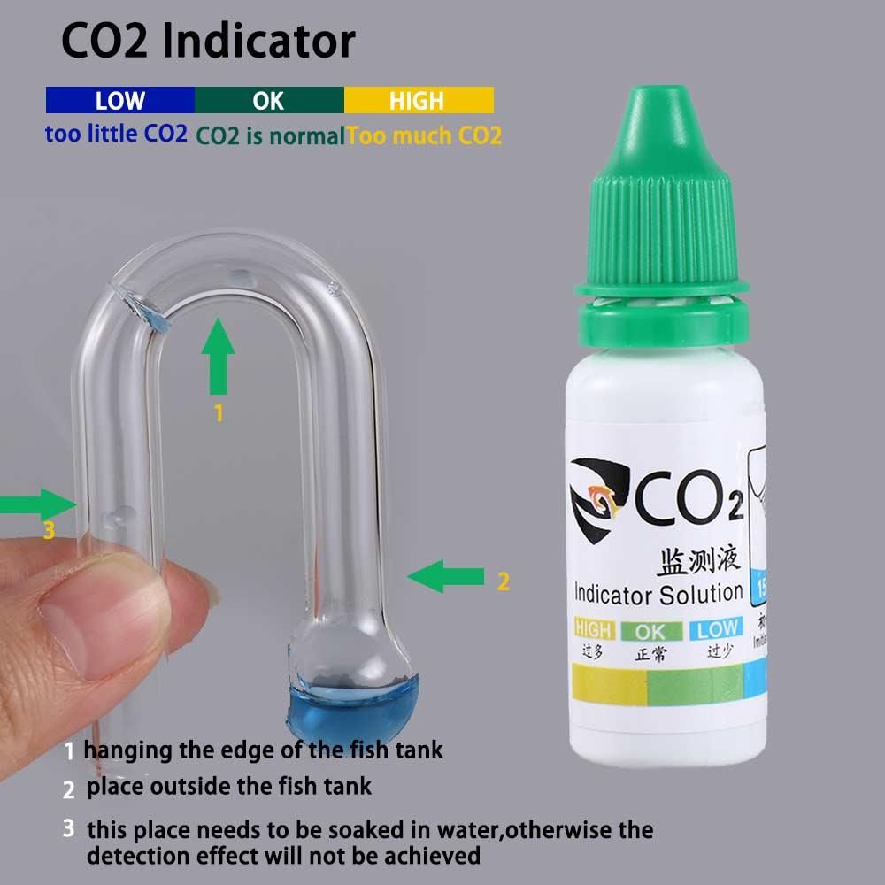 เครื่องตรวจสอบตู้ปลาแบบระยะยาว - Glass Co2 Drop Checker บทวิจารณ์และราคา