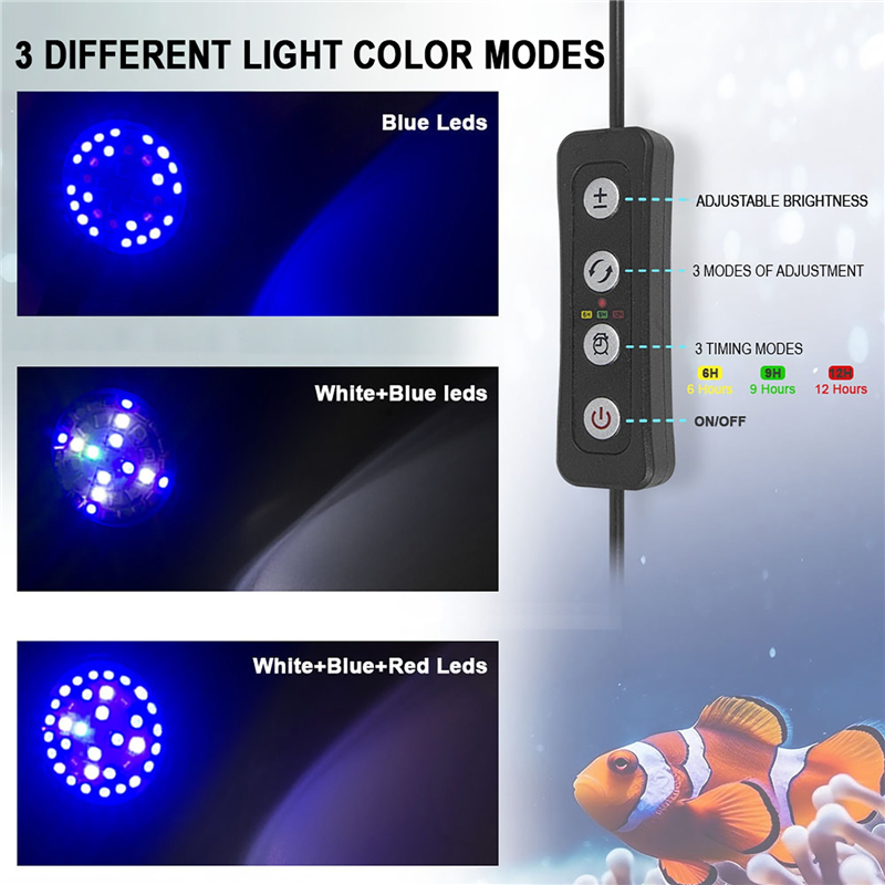 30W Aquarium Fish TANK น้ําทะเ - Planted Aquarium Pendant Light บทวิจารณ์และราคา