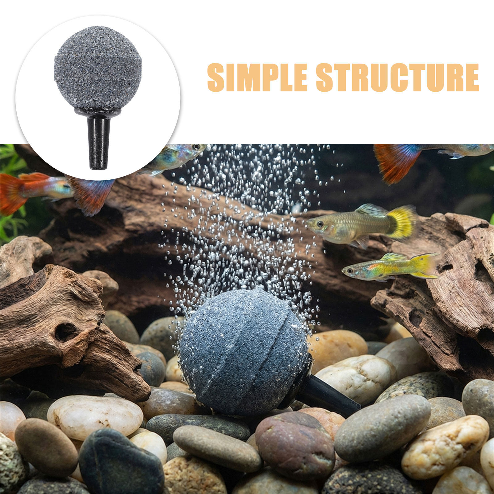 หินกระจายอากาศในตู้ปลา 12 ชิ้น - Planted Aquarium Air Stone บทวิจารณ์และราคา