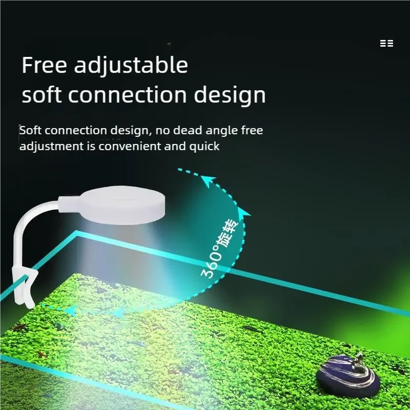 ไฟ LED แบบหนีบสำหรับตู้ปลา 3W  - Aquarium Plant Light Spectrum บทวิจารณ์และราคา