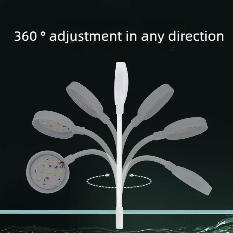 ไฟ LED แบบหนีบสำหรับตู้ปลา 3W  - Aquarium Plant Light Spectrum บทวิจารณ์และราคา