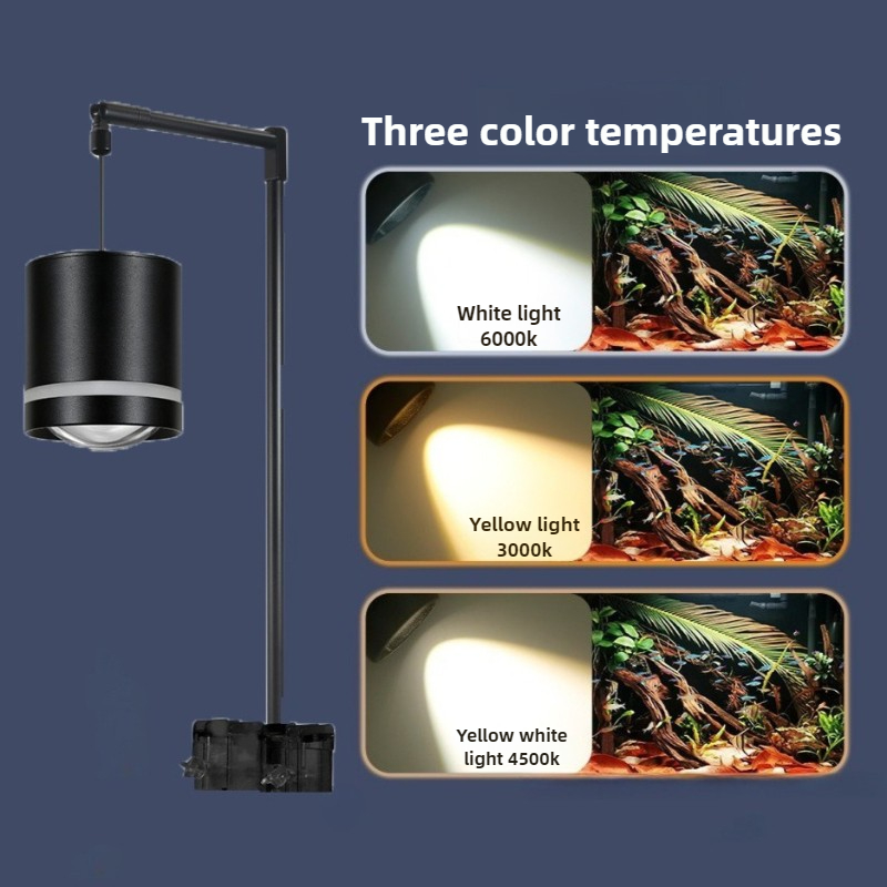 ไฟตู้ปลาแบบหนีบ แสงเต็มสเปกตรั - Aquarium Plant Light Spectrum บทวิจารณ์และราคา