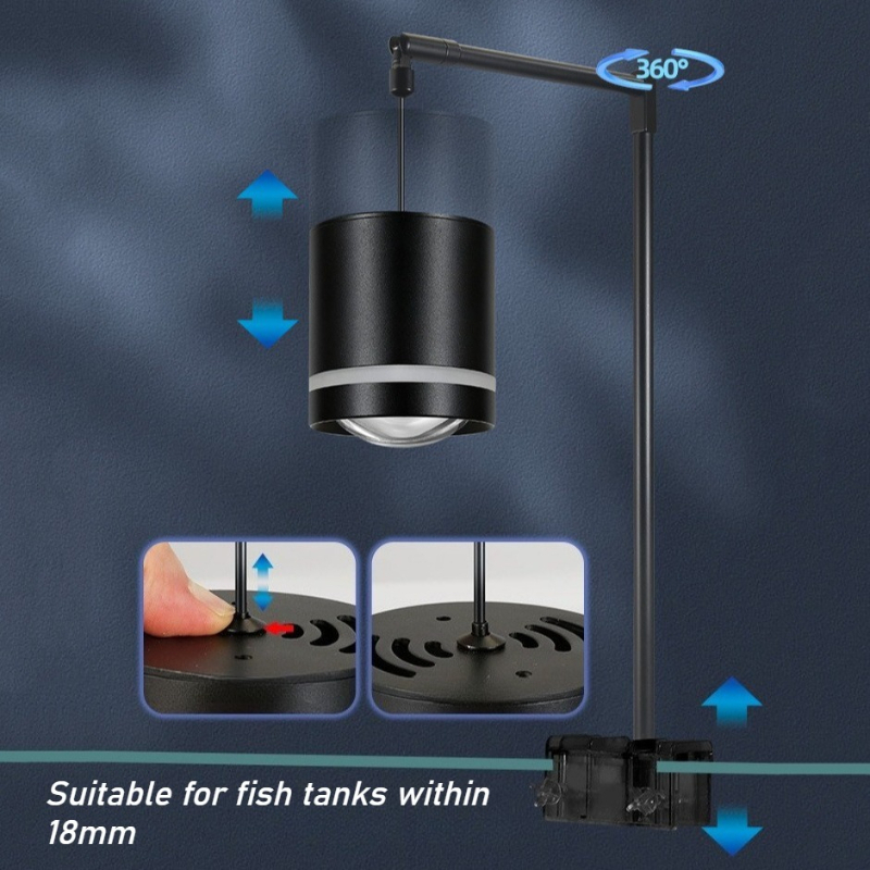 ไฟตู้ปลาแบบหนีบ แสงเต็มสเปกตรั - Aquarium Plant Light Spectrum บทวิจารณ์และราคา