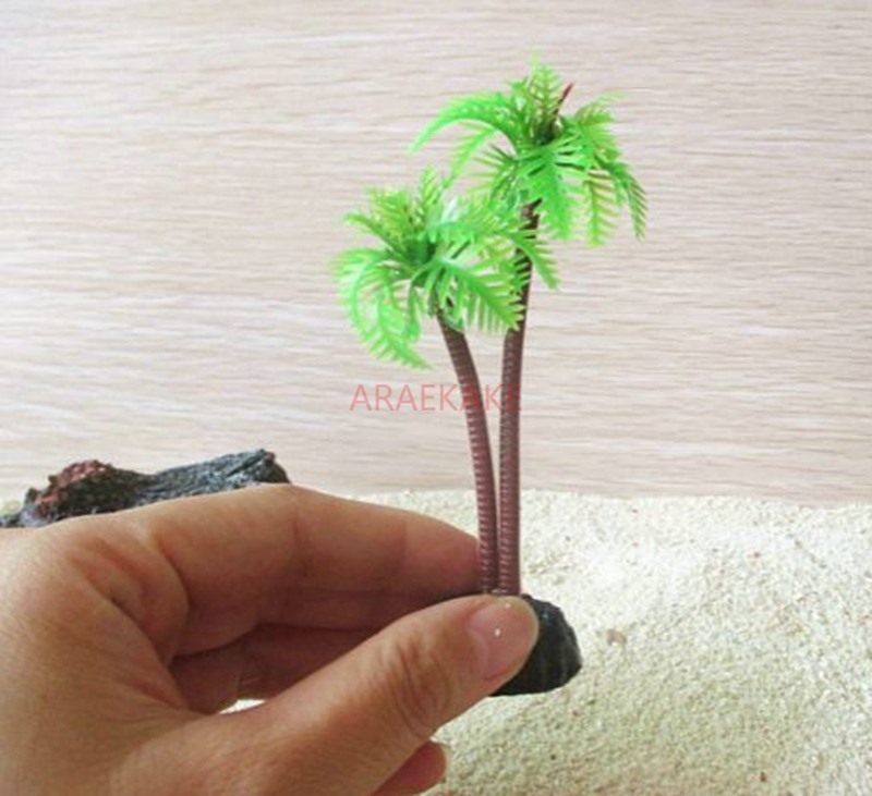 พืชจำลอง, ต้นมะพร้าวขนาดเล็ก,  - Aquarium Planted Fish Tank บทวิจารณ์และราคา