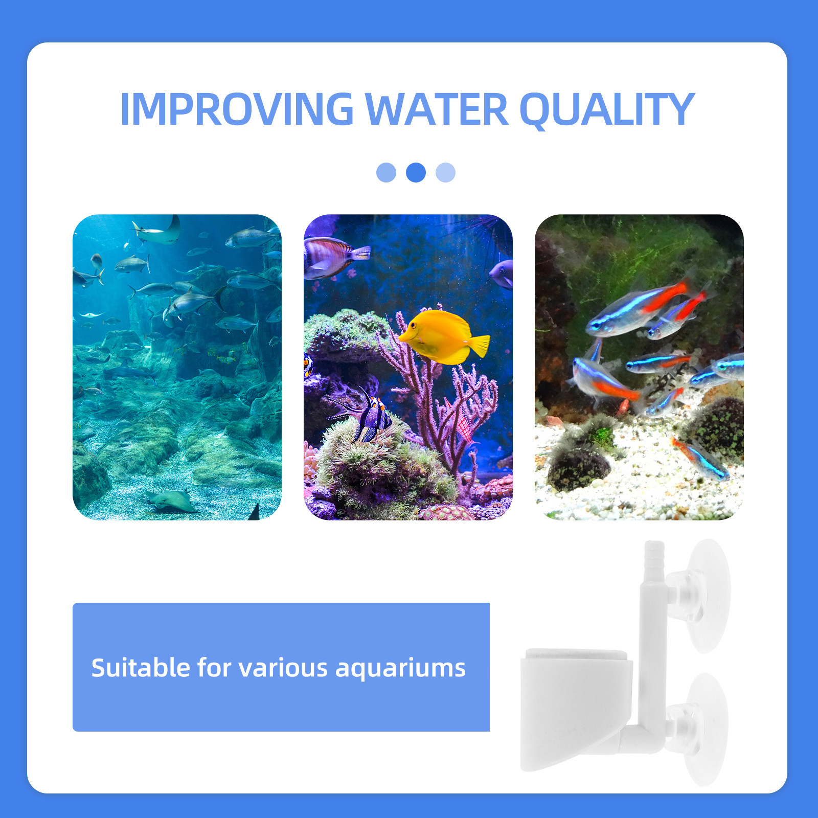 อุปกรณ์เสริมปั๊มออกซิเจนตู้ปลา - Planted Aquarium Air Stone บทวิจารณ์และราคา