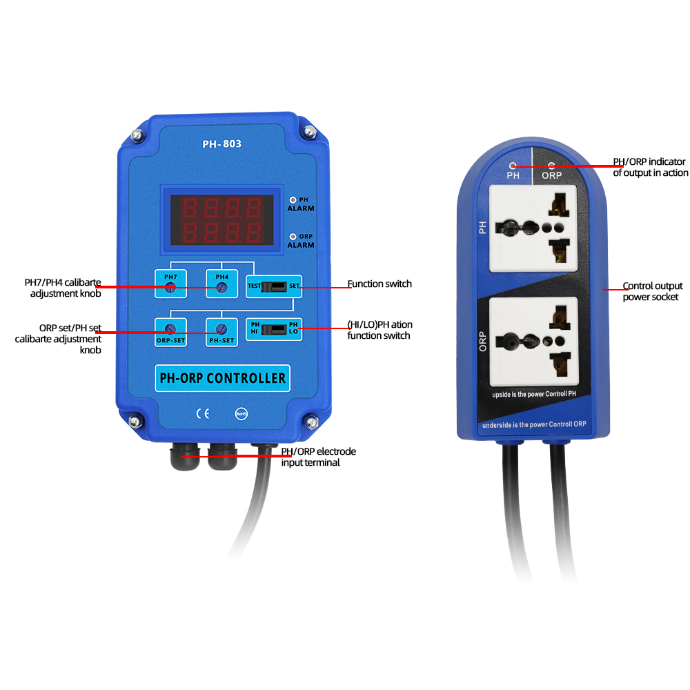 PH-803ควบคุมแบบดิจิตอล2 & 1 PH - Planted Aquarium Ph บทวิจารณ์และราคา
