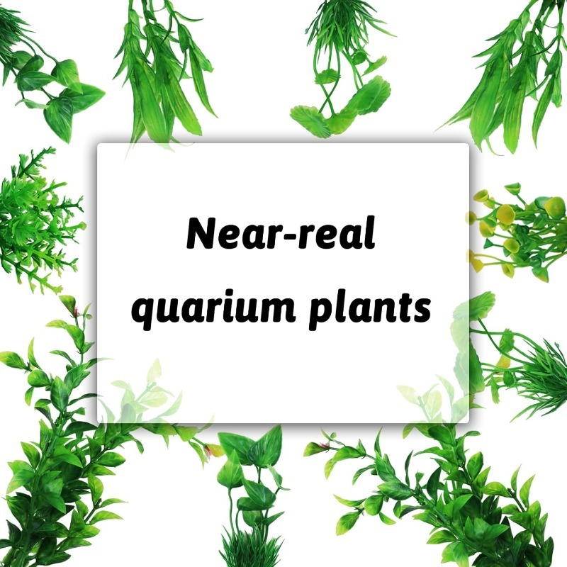 10/20 ชิ้นพืชประดับตู้ปลาประดิ - Aquarium Planted Fish Tank บทวิจารณ์และราคา