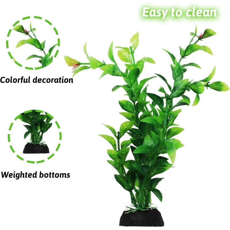 10/20 ชิ้นพืชประดับตู้ปลาประดิ - Aquarium Planted Fish Tank บทวิจารณ์และราคา